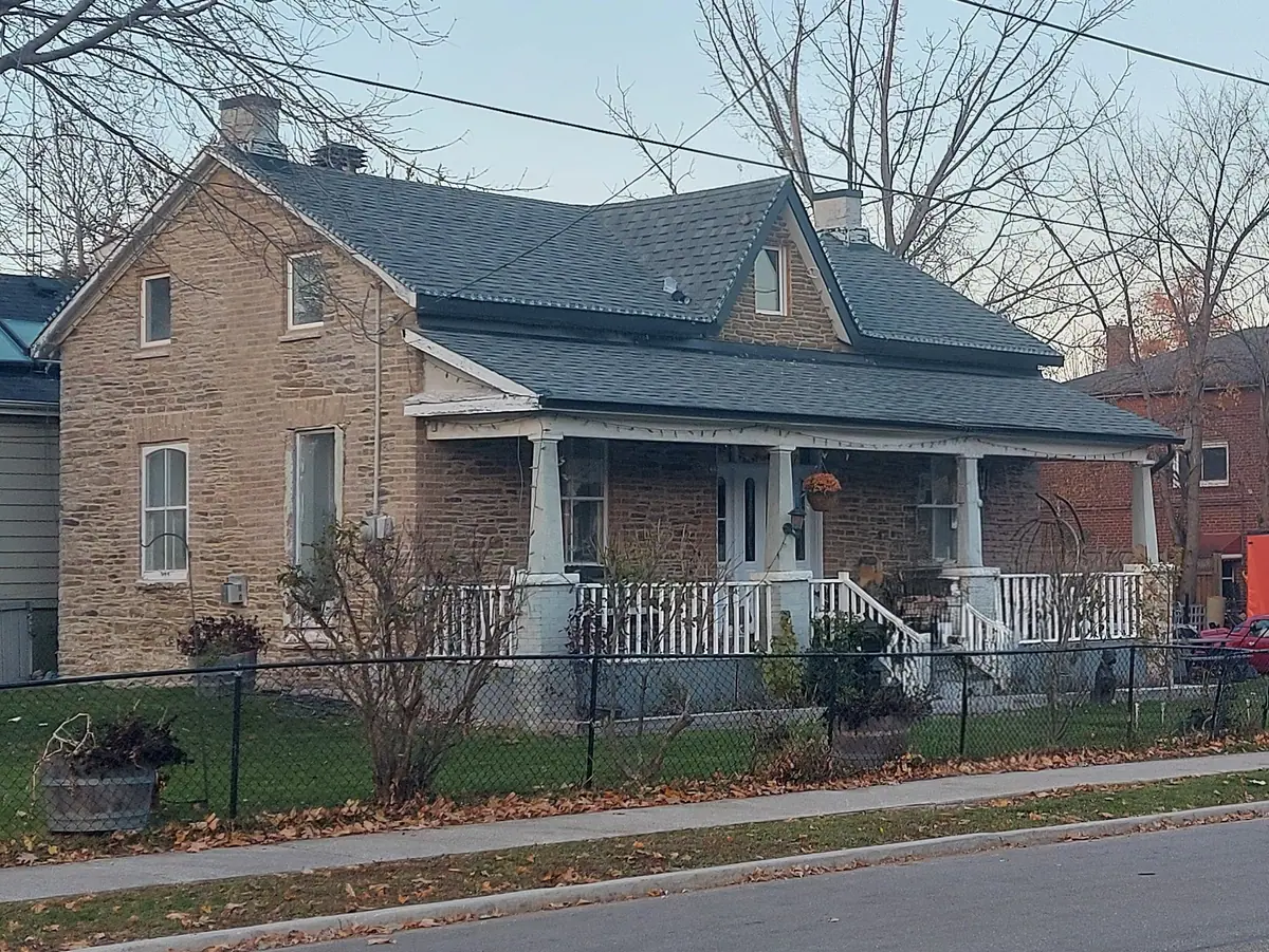 An 1850s heritage farmhouse on Daisy Street in Long Branch, Etobicoke