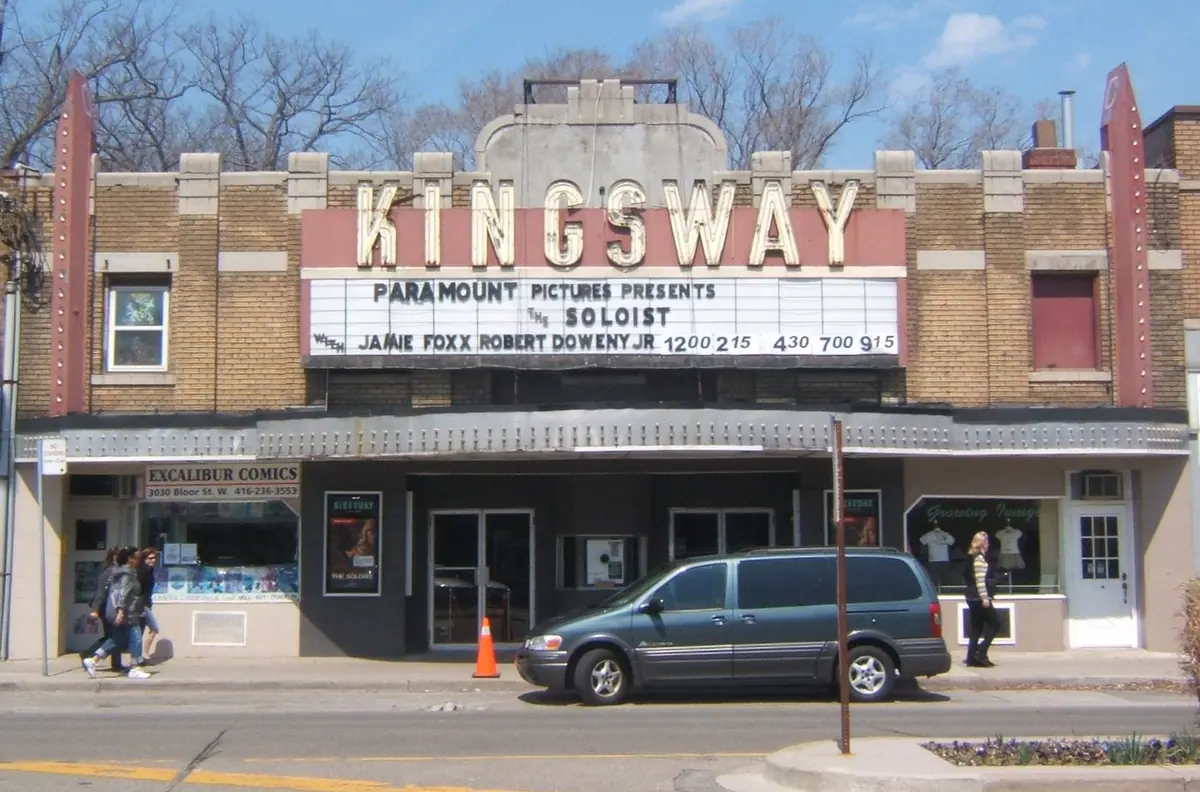 The Kingsway Theatre on Bloor Street West in Etobicoke