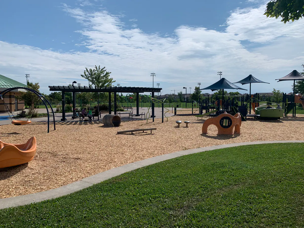 Playground at Milton Community Park beside the Milton Sports Centre